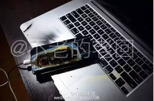 三星Note 7國(guó)行版第四炸出現(xiàn) MacBook都被熏黑了！