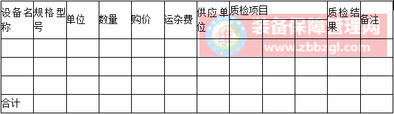 設(shè)備安裝、驗(yàn)收、移交規(guī)程