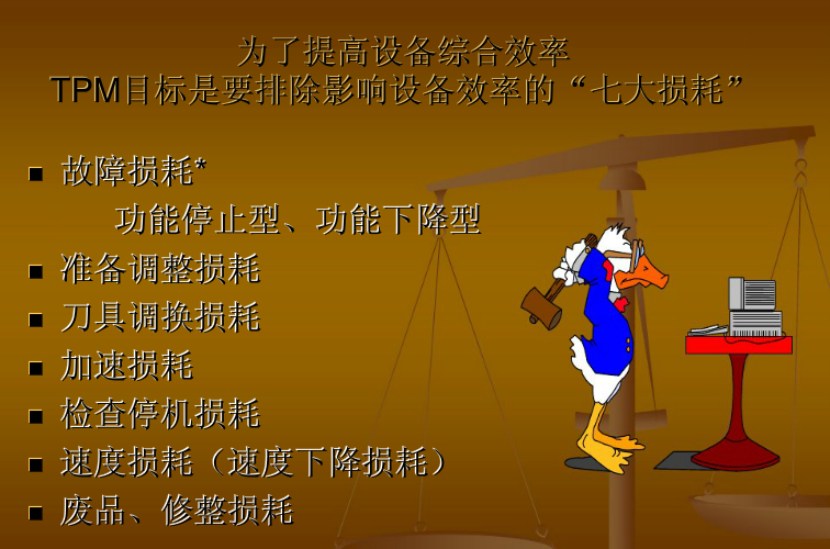 TPM的具體目標(biāo)及特點(diǎn)