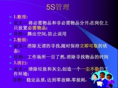 5S的定義和特色